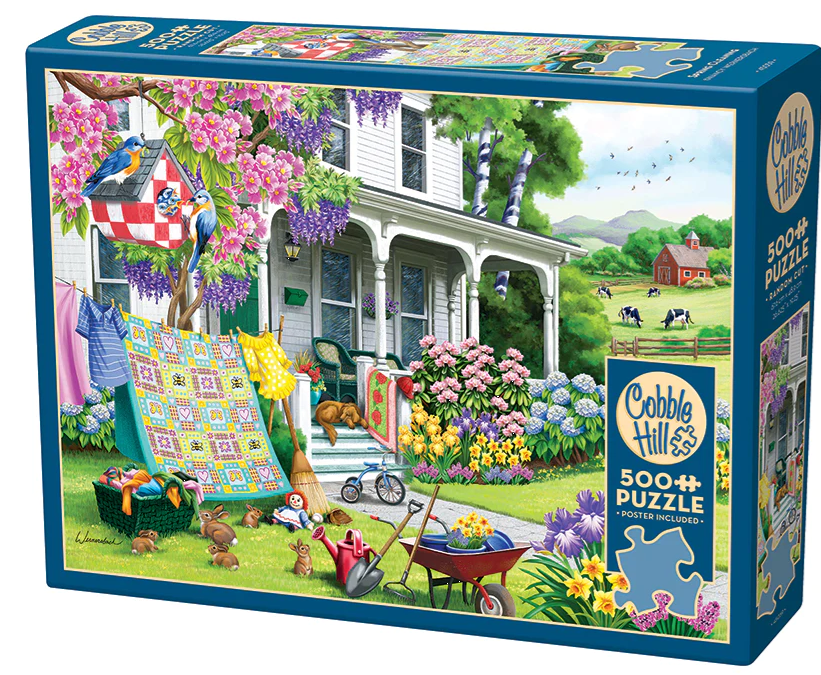 image of spring cleaning puzzle