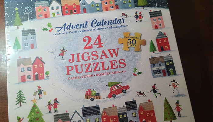 photo of puzzle advent calendar 
